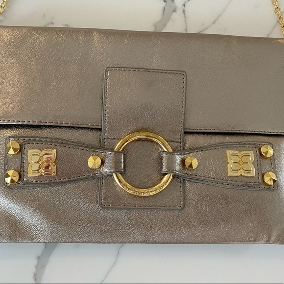 BCBGMaxAzria Metallic Shoulder Bag/Clutch - Picture 3 of 10
